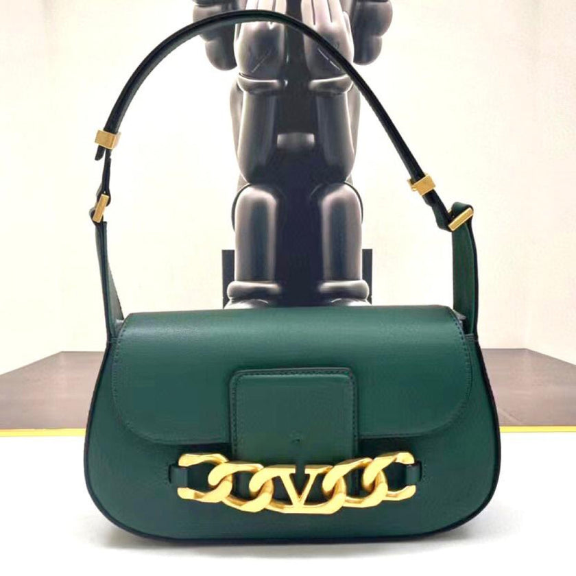 Valentino VLogo leather crossbody bag