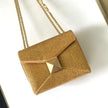Valentino One Stud Crystal Embellished Leather Bag