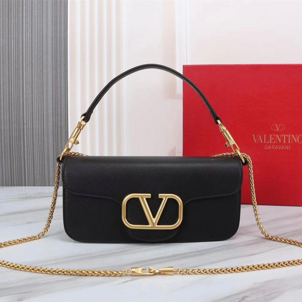 Valentino Loco shoulder Metal Logo Small Bag