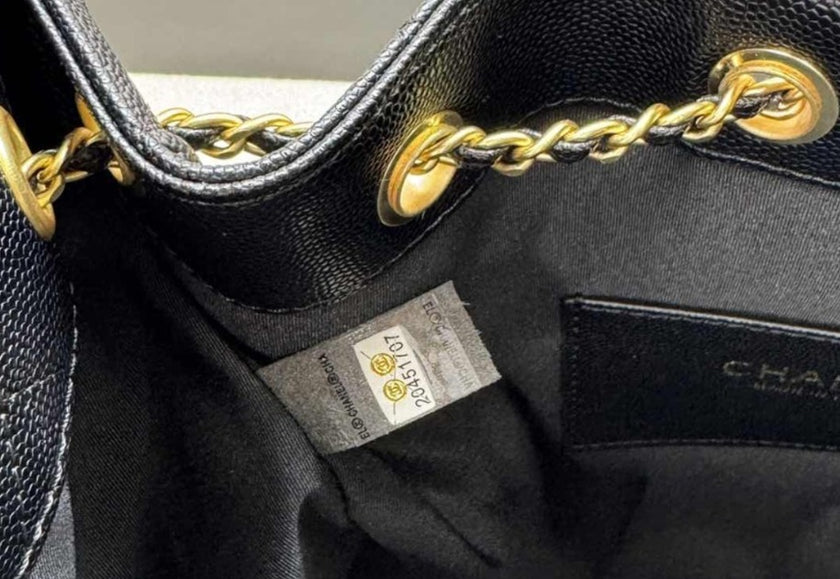 Chanel Drawstring Bucket Shoulder Bag