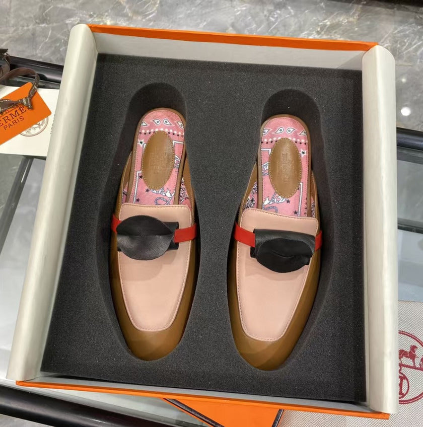 Hermès classic Kelly mule shoes