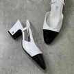 Chanel Two-Tone Slingback Shoes