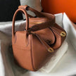 Hermes Lindy Ostrich Bag
