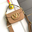 Valentino Gravani Aalltime Grainy Calfskin Shoulder