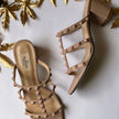 Valentino Garavani Rockstud Block Heel Shoes