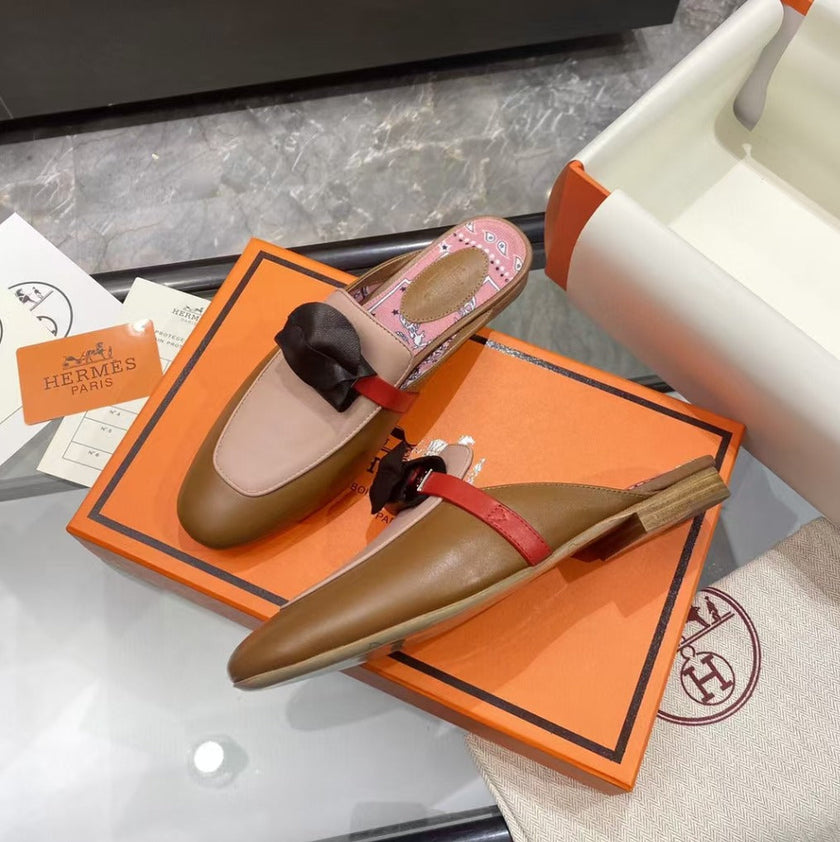 Hermès classic Kelly mule shoes