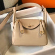 Hermes Lindy Ostrich Mini Bag
