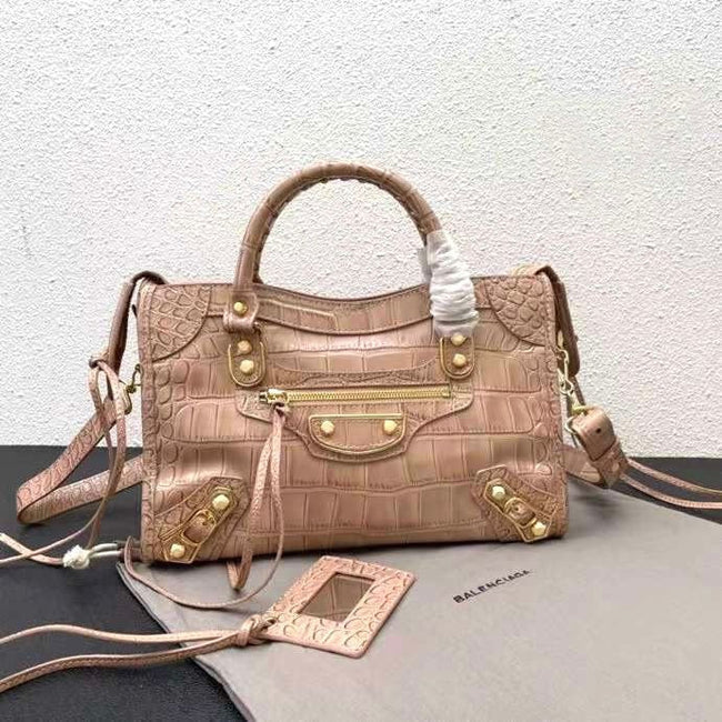 Balenciaga Women's Natural Metallic City