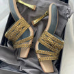Gina Golden Radiance Crystal Shoes