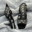 Gucci GG Canvas Slingback Sandals