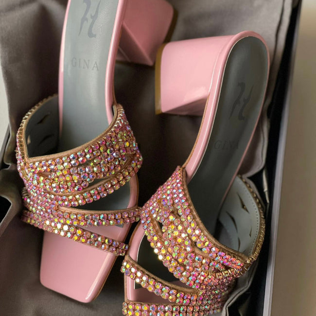 Gina London block heel shoes
