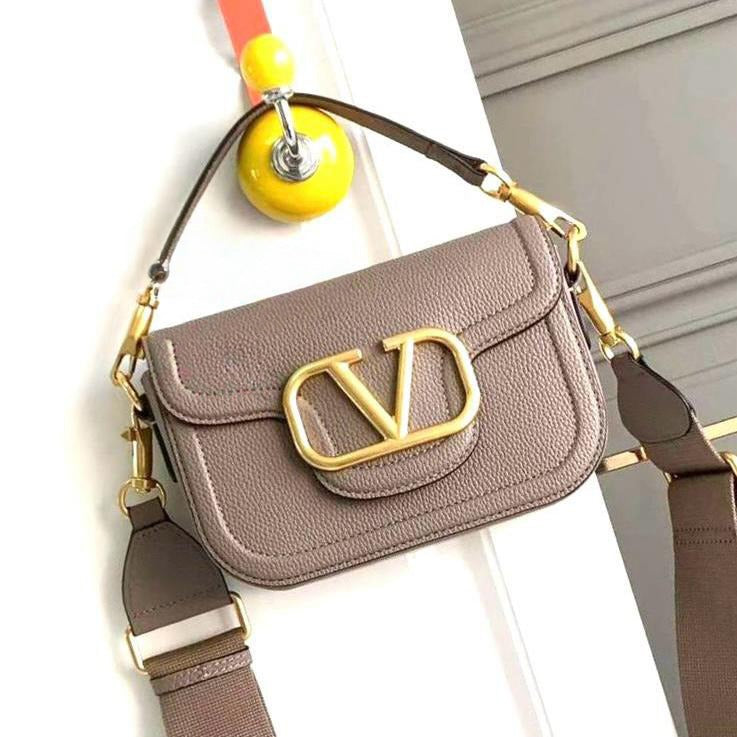 Valentino Gravani Aalltime Grainy Calfskin Shoulder