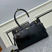 Prada Travertine XL Leather Bag