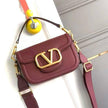 Valentino Gravani Aalltime Grainy Calfskin Shoulder