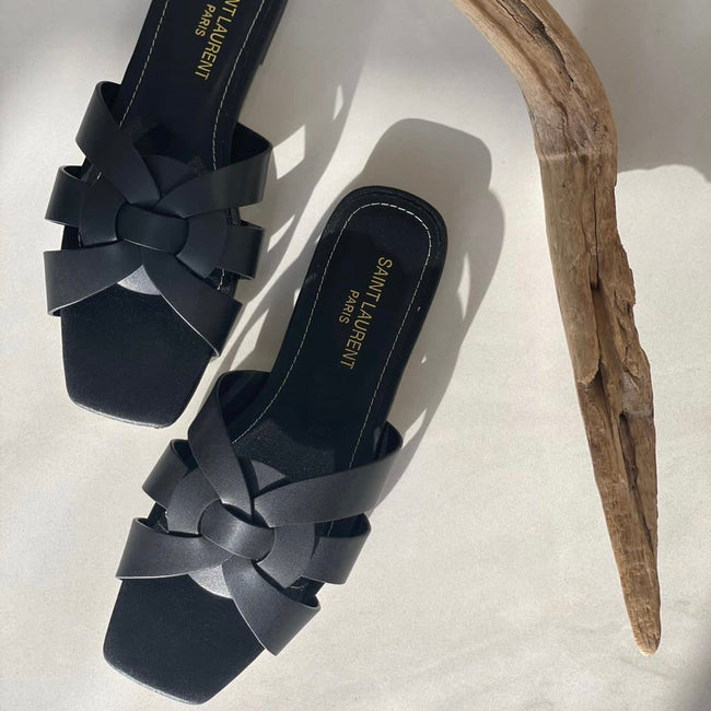 YSL Tribute Patent Leather Shoes