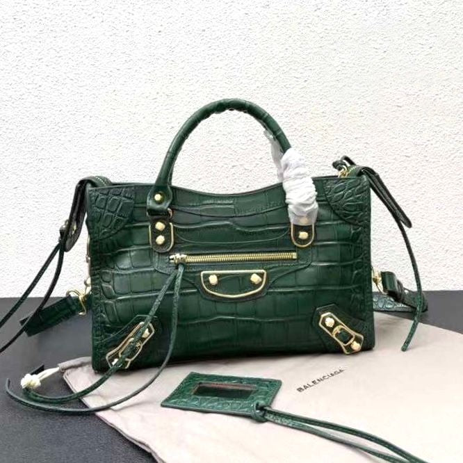 Balenciaga Women's Natural Metallic City