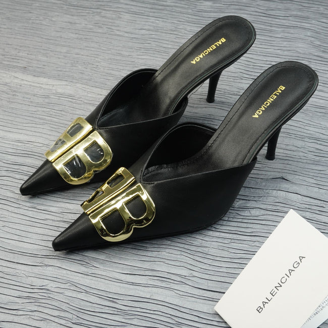 Balenciaga BB Mule Shoes
