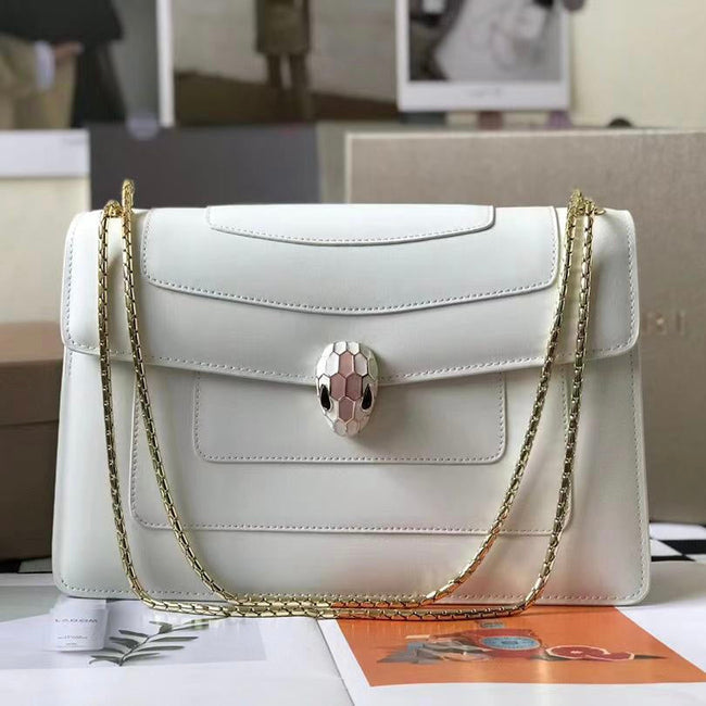 Bulgari Serpenti Forever East-West Shoulder Soft Bag