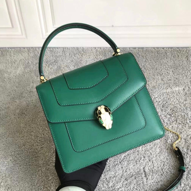 Bvlgari Serpenti Forever Soft Leather Bag