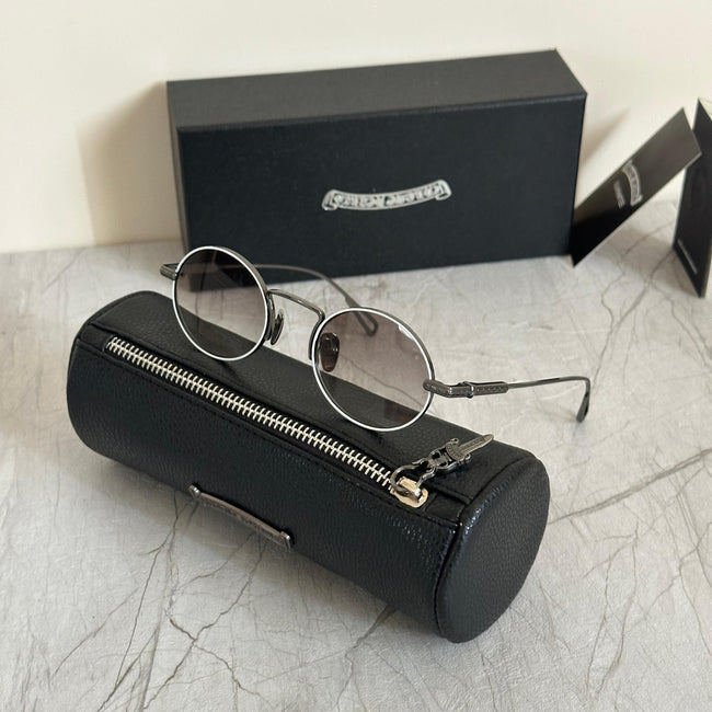 Chrome Hearts Hellz Bellz Round Sunglasses