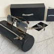 Chrome Hearts Silver Dagger Shield Sunglasses