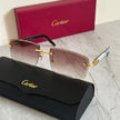 Cartier CT0046S Rimless Gradient Sunglasses