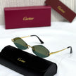 Cartier CT0190S Rimless Panther Sunglasses
