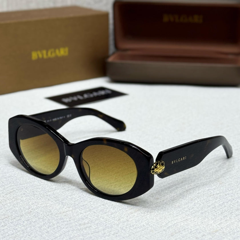 Bvlgari Serpenti Oval Frame Sunglasses