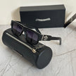 Chrome Hearts Fleur de Lys Rectangle Sunglasses