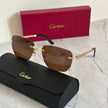 Cartier CT0046S Rimless Sunglasses