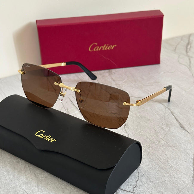 Cartier CT0046S Rimless Sunglasses
