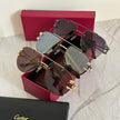 Cartier CT0368S Panthère de Cartier Shield Sunglasses