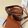 Celine Triomphe Oval Sunglasses in Tortoise