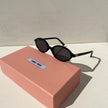 Miu Miu MU 01QV Oval Optical Glasses