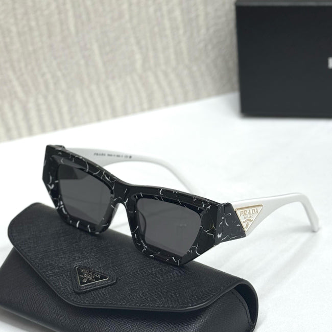 Prada Two-Tone Rectangle Sunglasses – PR 09ZS Style
