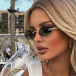 Cartier CT0190S Rimless Panther Sunglasses