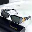 Balenciaga Dynasty BB Rectangle Sunglasses #2