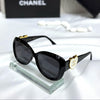 Chanel Heart Emblem Cat-Eye Sunglasses