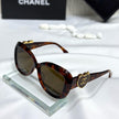 Chanel Heart Emblem Cat-Eye Sunglasses
