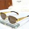 Celine Triomphe Gold Metal Sunglasses