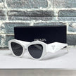 Prada Oversized Curved Cat-Eye Sunglasses – PR 08YS Style