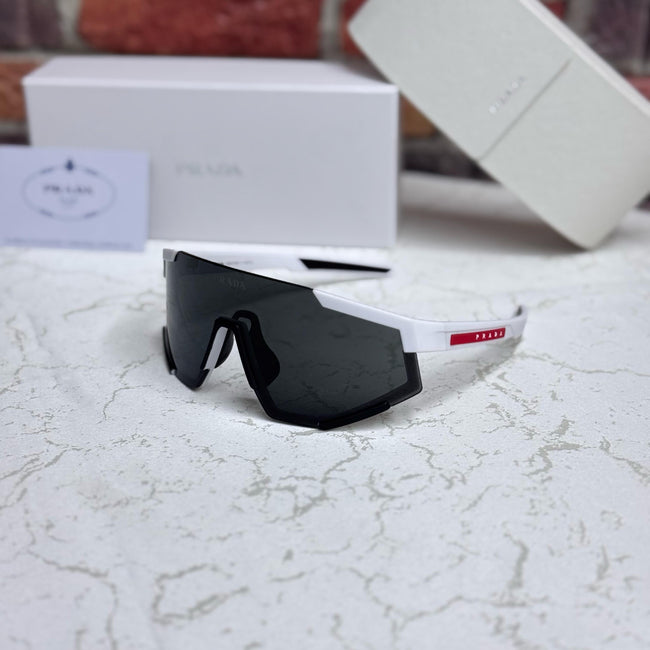 Prada Linea Rossa Shield Sunglasses – PS 01XS Style
