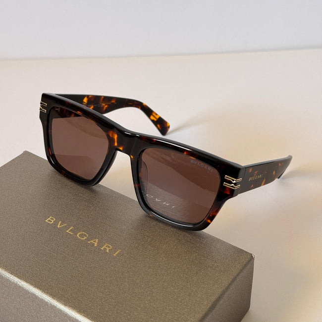 Bvlgari BV8243B Havana Square Sunglasses