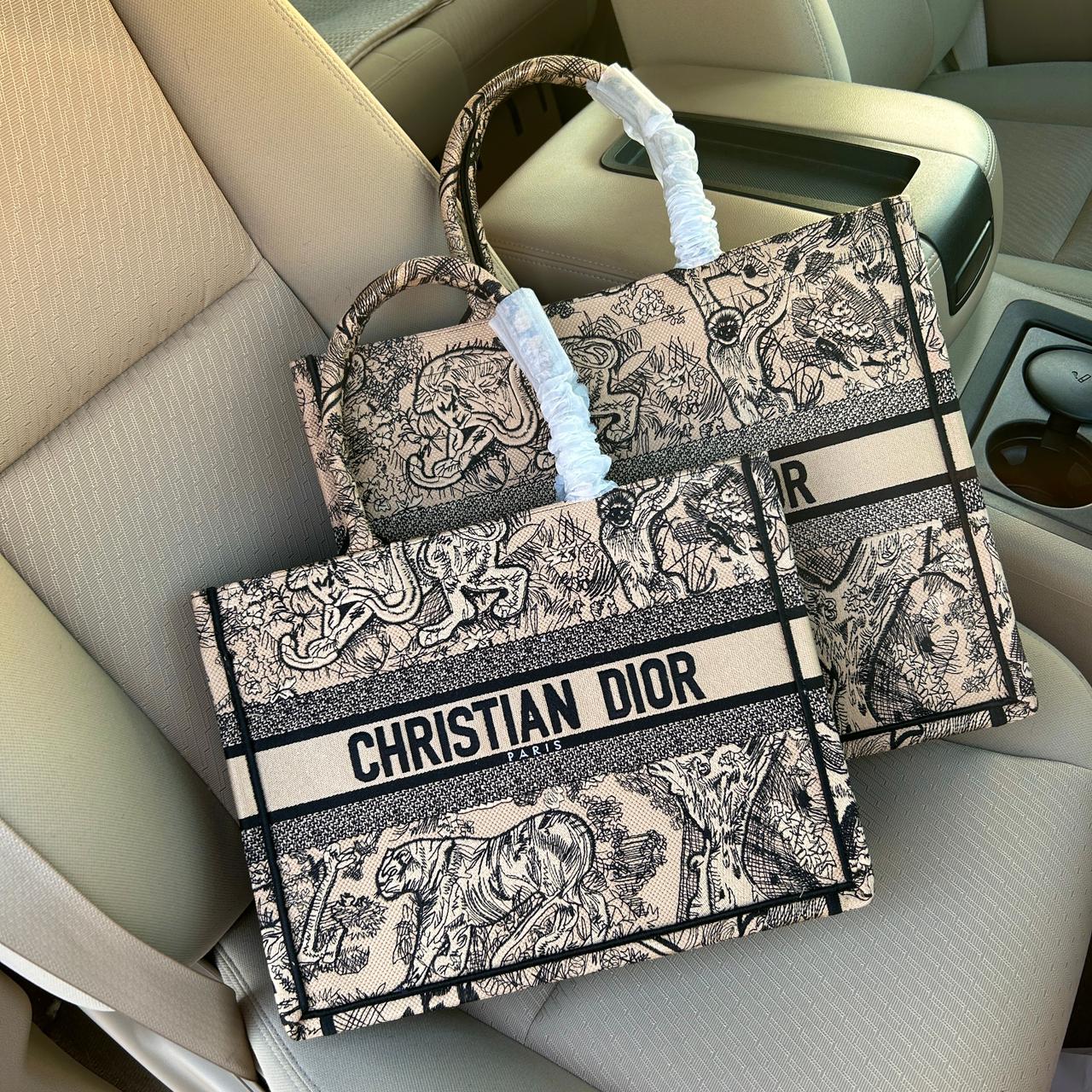 Large  Dior Book Tote Bag