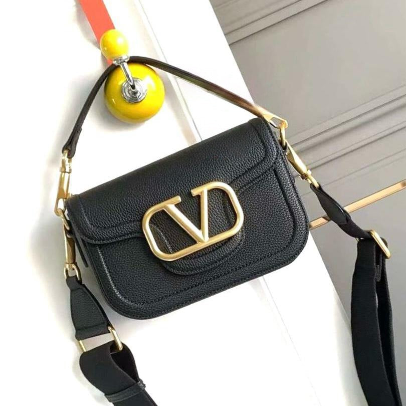 Valentino Gravani Aalltime Grainy Calfskin Shoulder