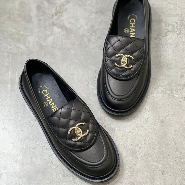 Chanel quilted shoes