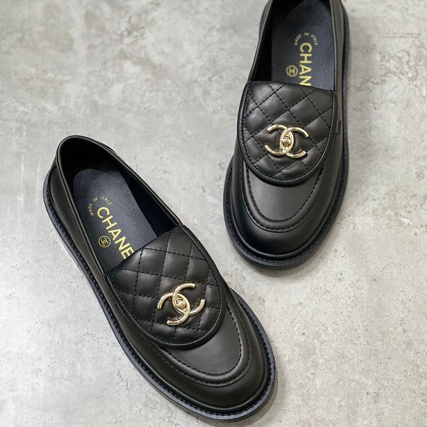 Chanel quilted shoes