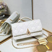 Lady Dior Pouch Latte Cannage Lambskin Bag