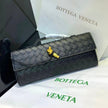 Bottega Veneta Long Andiamo Handle Clutch in Leather Bag