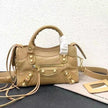 Balenciaga Women's Natural Metallic City